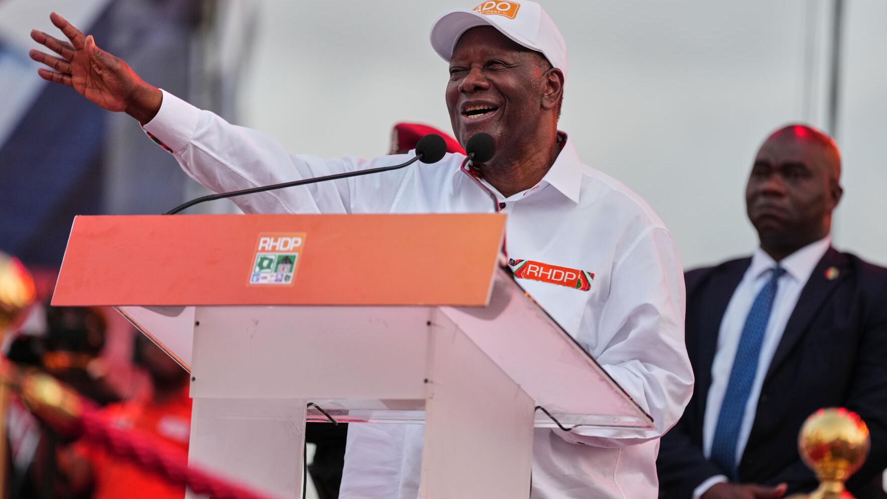 Ivory Coast votes as Ouattara seeks a fourth term with key rivals sidelined